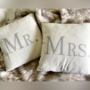 NWT Mr. & Mrs. Pillows